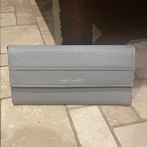 SEPHORA Makeup Brush Set Gray Leather Wallet